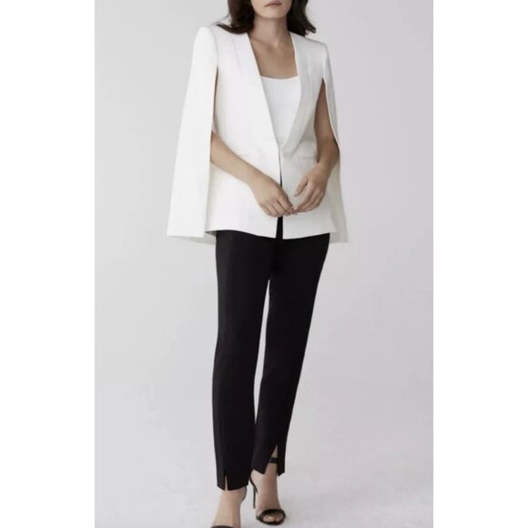 BCBG MaxAzria Upas Cape Blazer – Off-White, NWT XXS $268 MSRP New With Tags - Picture 3 of 10